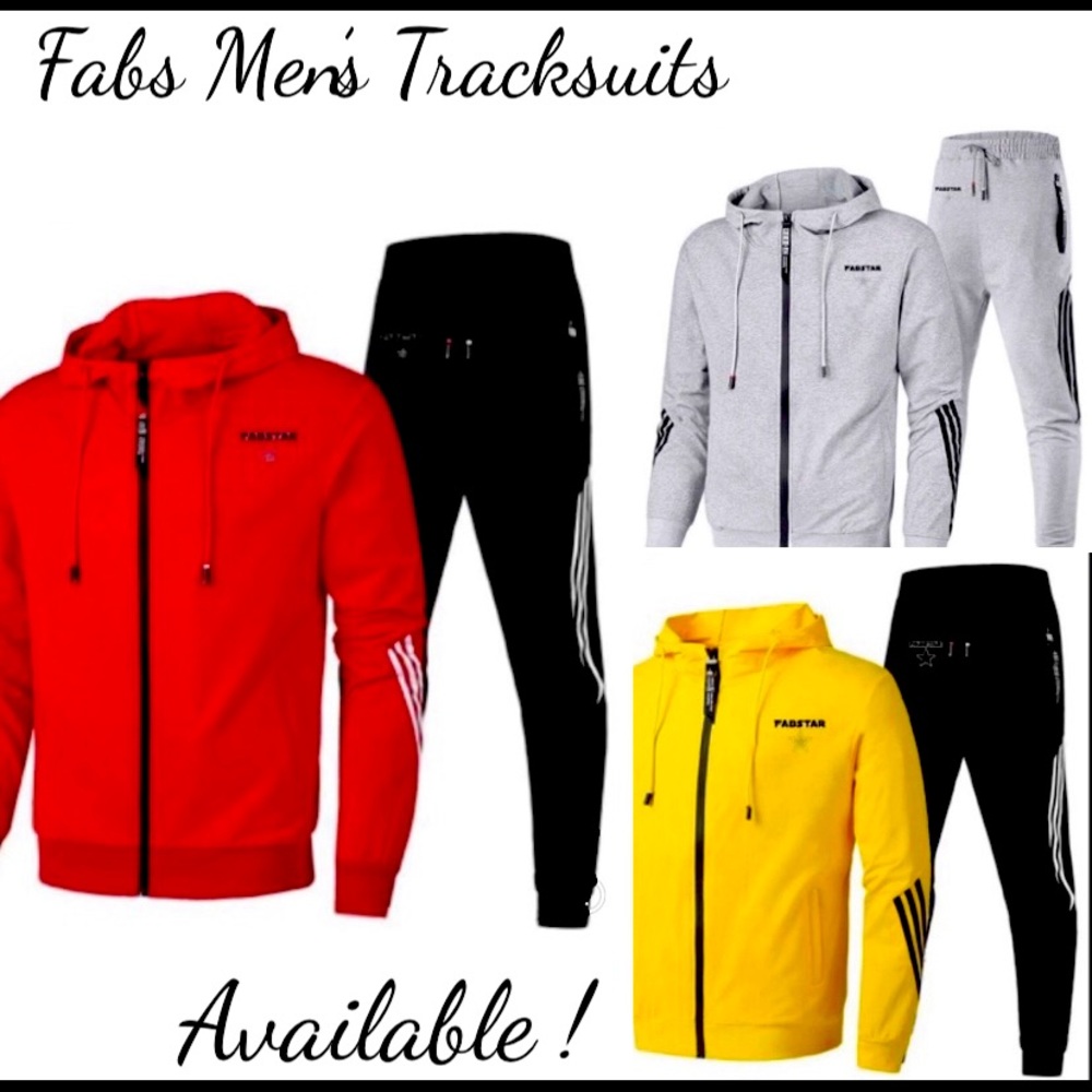 Men’s Fab’s Tracksuits.